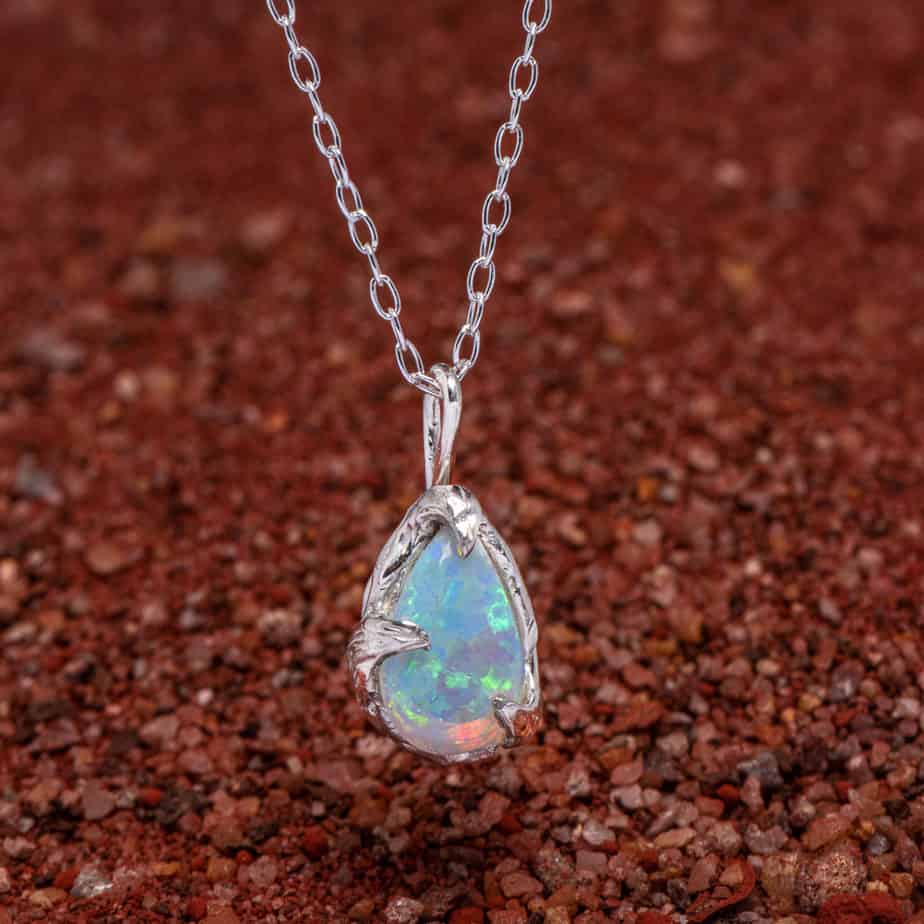 Kindred Crystal Opal Necklace Sterling