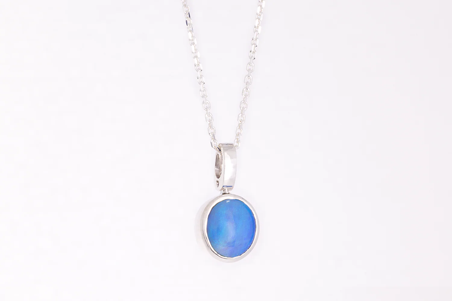 Tatiana Pendant Sterling Silver with 3.08 ct Dark Opal