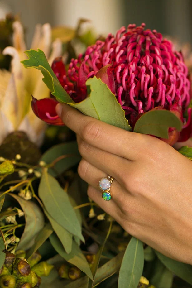 Tatiana Sterling Silver Ring with 1.99ct Crystal Opal - Image 3